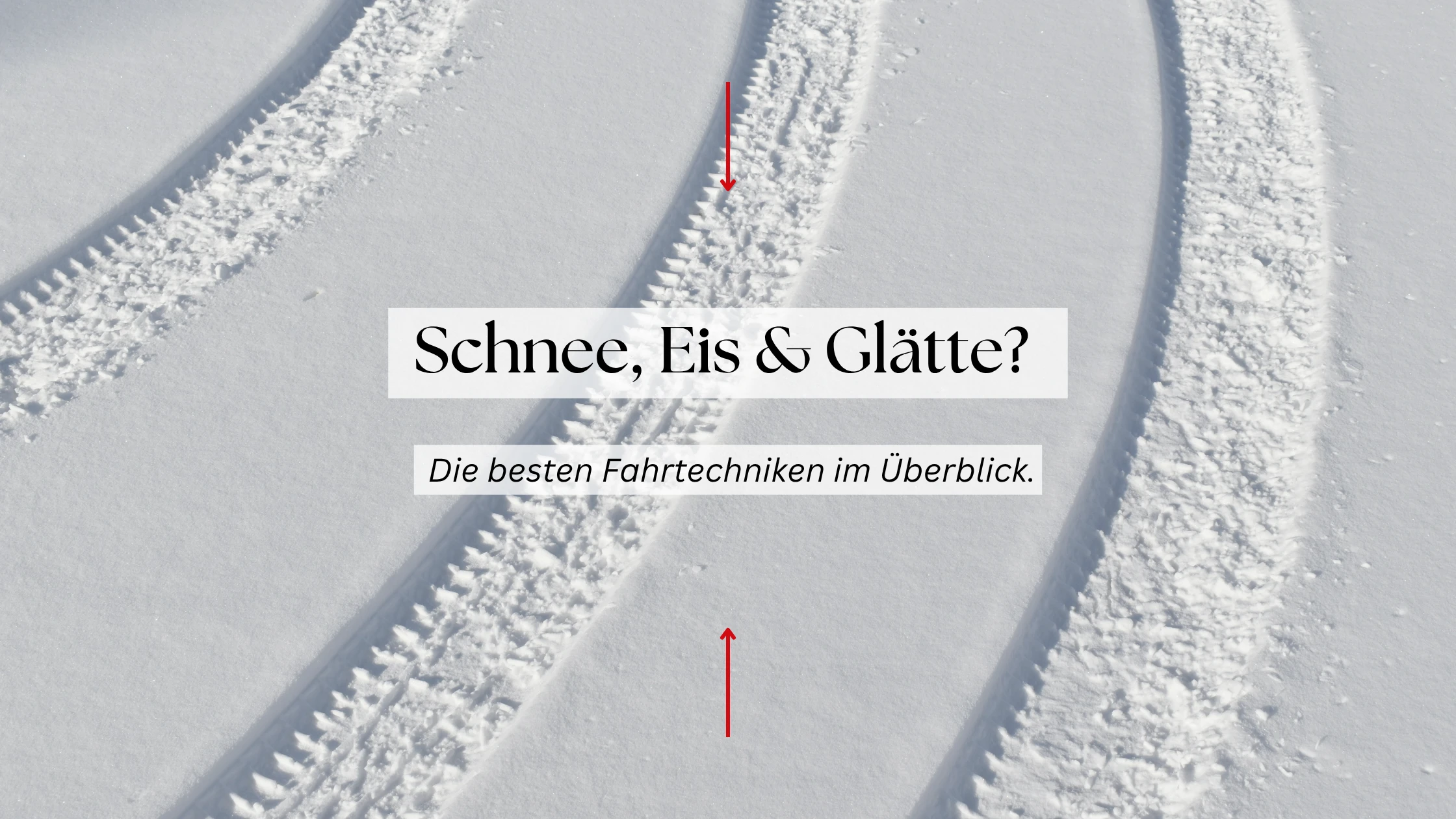 Schnee, Eis & Glätte Blogbanner II