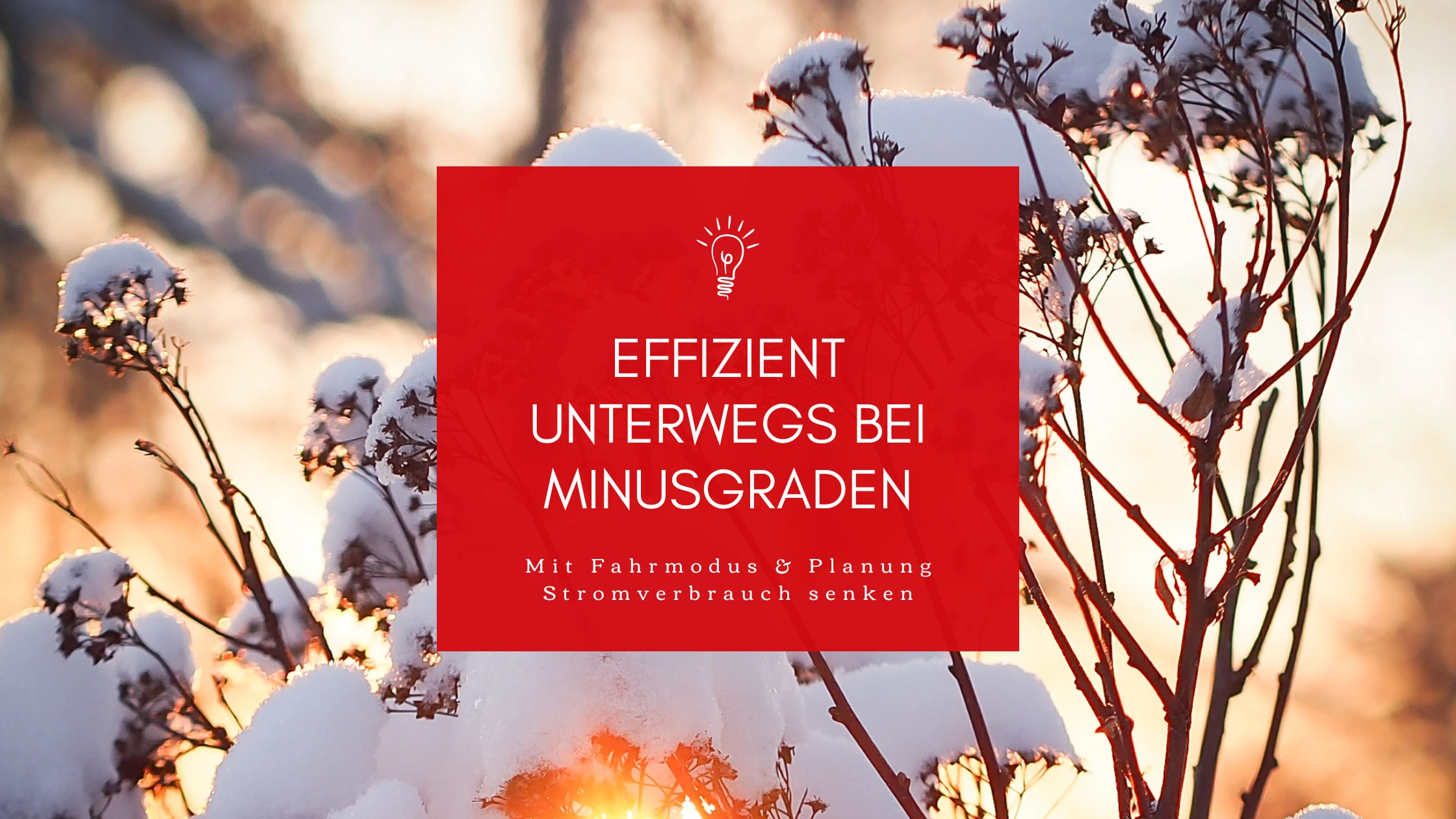 Strom Sparen Im Winter Blog Banner Bild
