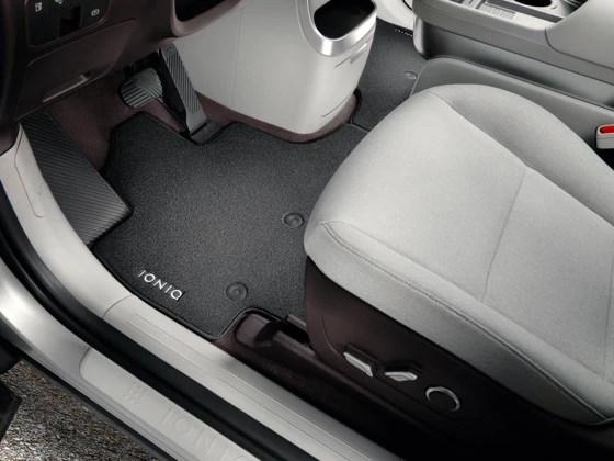 Textilmattensatz, Velours, vorne, 2-teilig