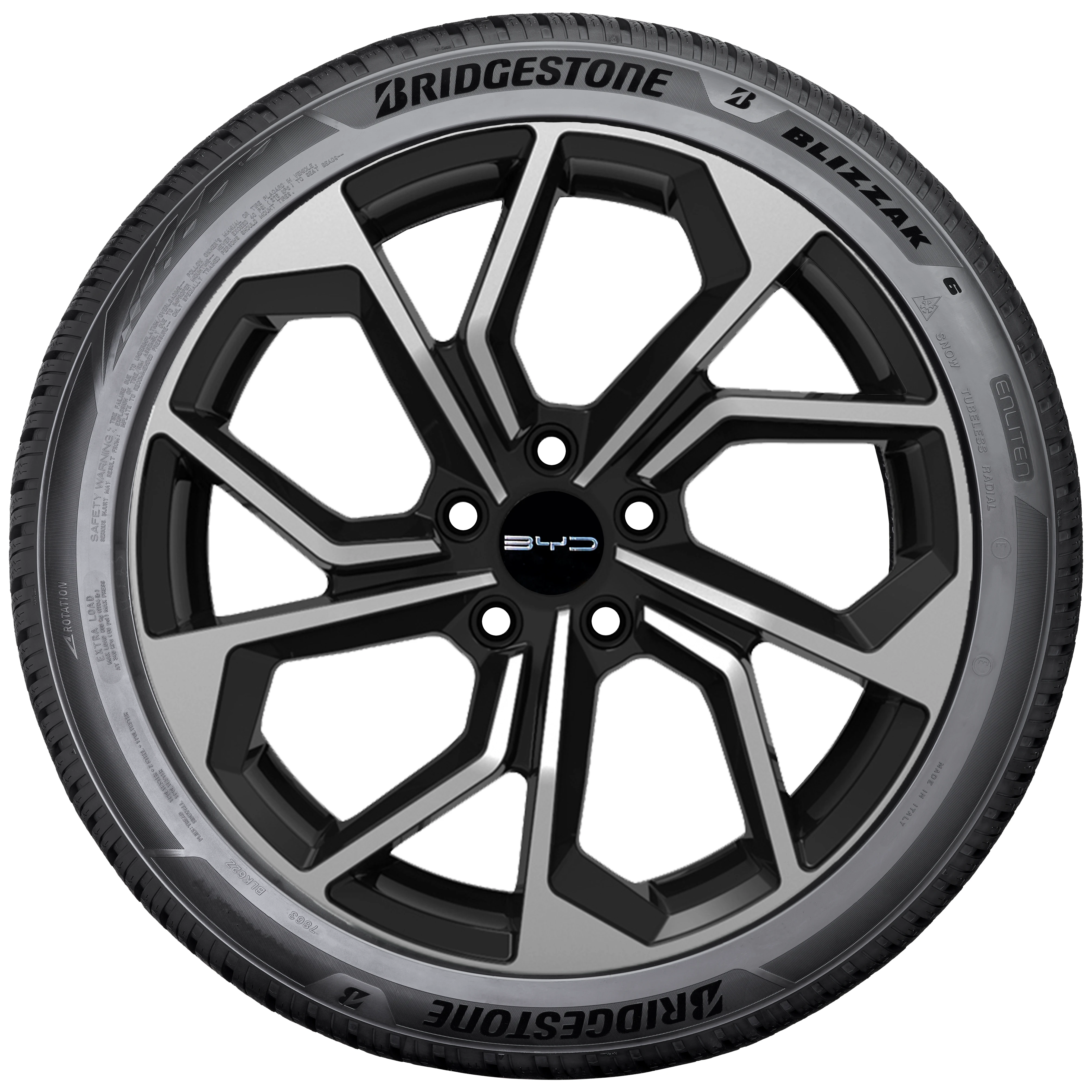 WR Alu 17, BR Blizzak 6 ENLITEN 215/60 R17 100V XL, LI