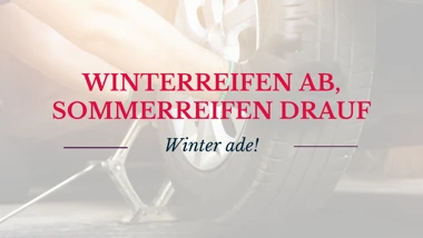 Journal Banner Räderwechsel Frühling Bild