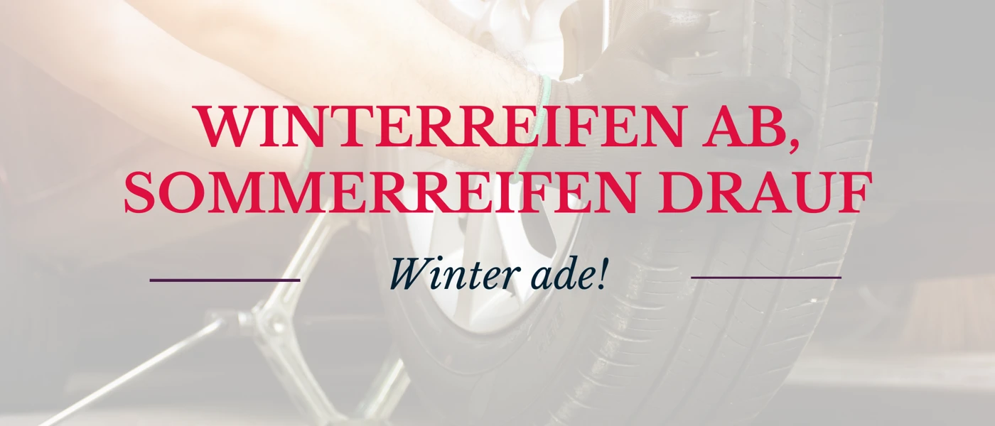 Journal Banner Räderwechsel Frühling