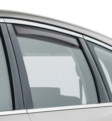 Tür-Windabweiser Hinten, Rauchgrau (43)