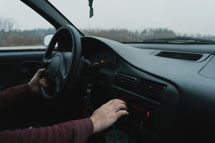 Auotfahrer Frontscheibe