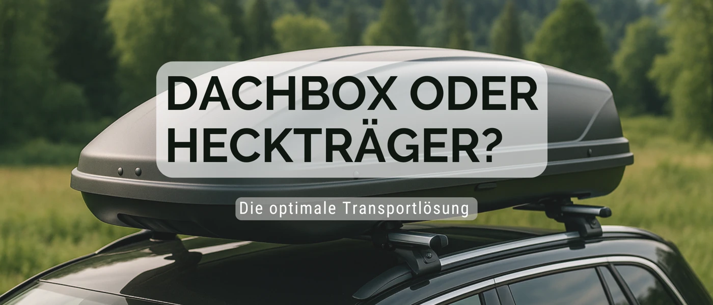 Dachbox Oder Heckträger Blog Banner II