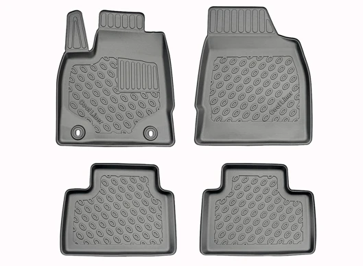 Fußraumschalen Premium, 4-teilig, Schwarz (1)