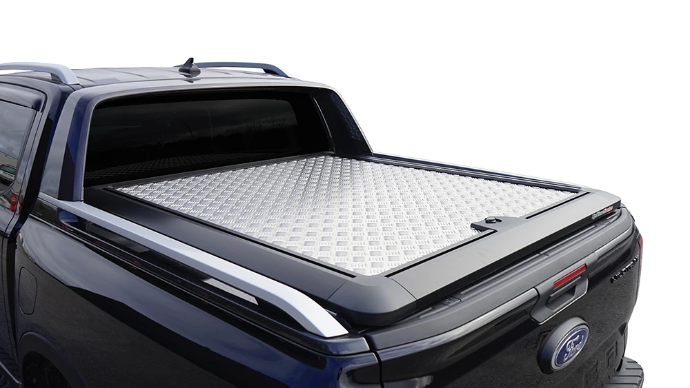 Aluminium-Cover, Silber, für Double Cab (4)