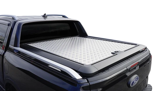 Aluminium-Cover, Silber, für Double Cab (4)