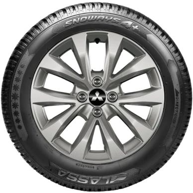WR Alu 16, Lassa Snoways 4+ 195/55 R16 87H, LI
