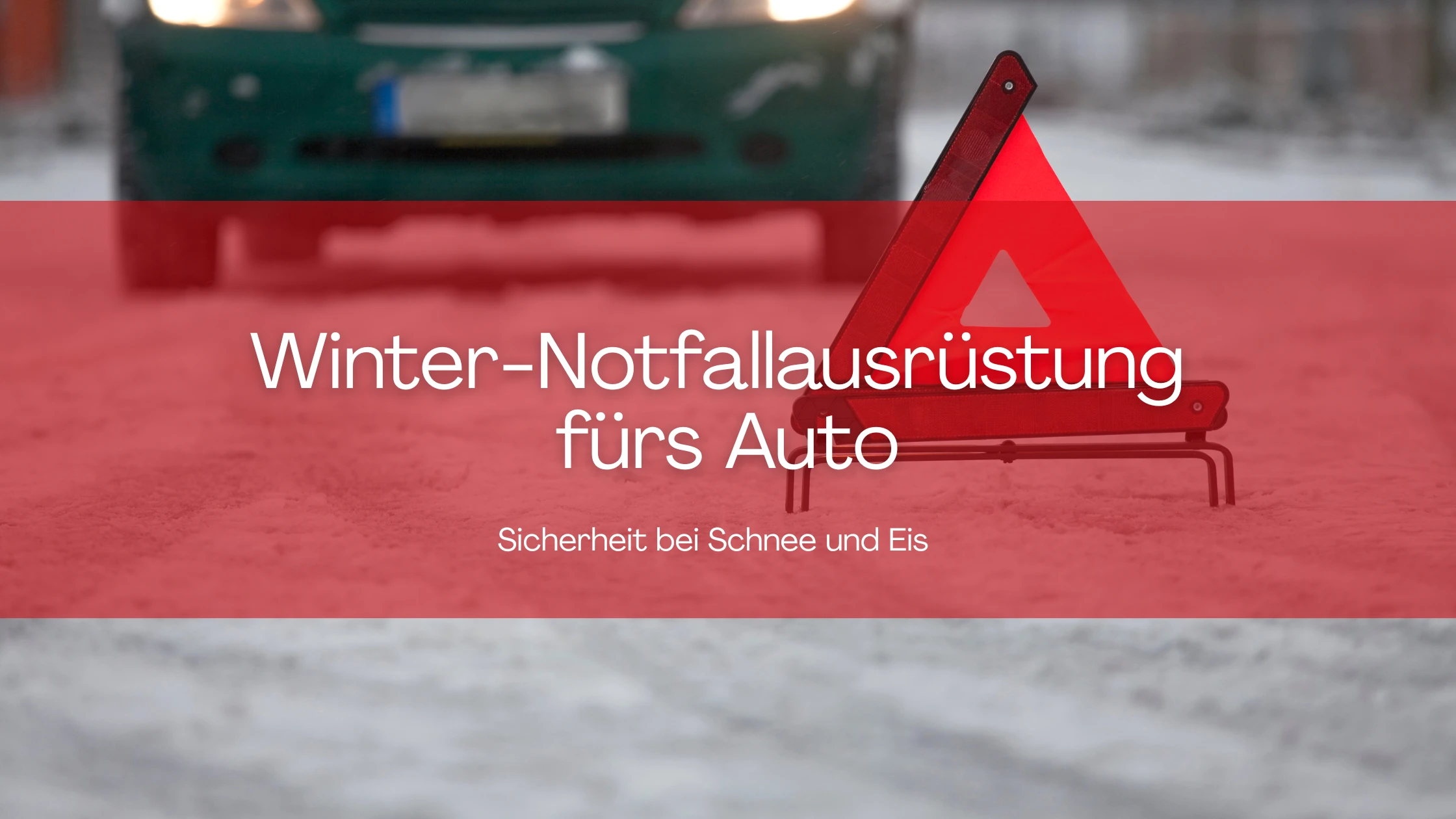 Notfallausrüstung Blog Banner II