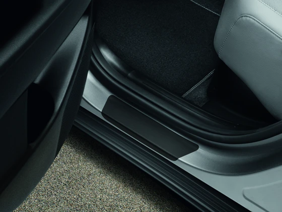 Einstiegsleistenfolien, schwarz