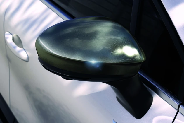 Spiegelkappen, Metallgrau