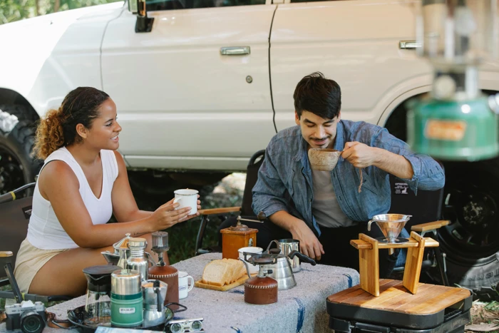 Personen Campingplatz