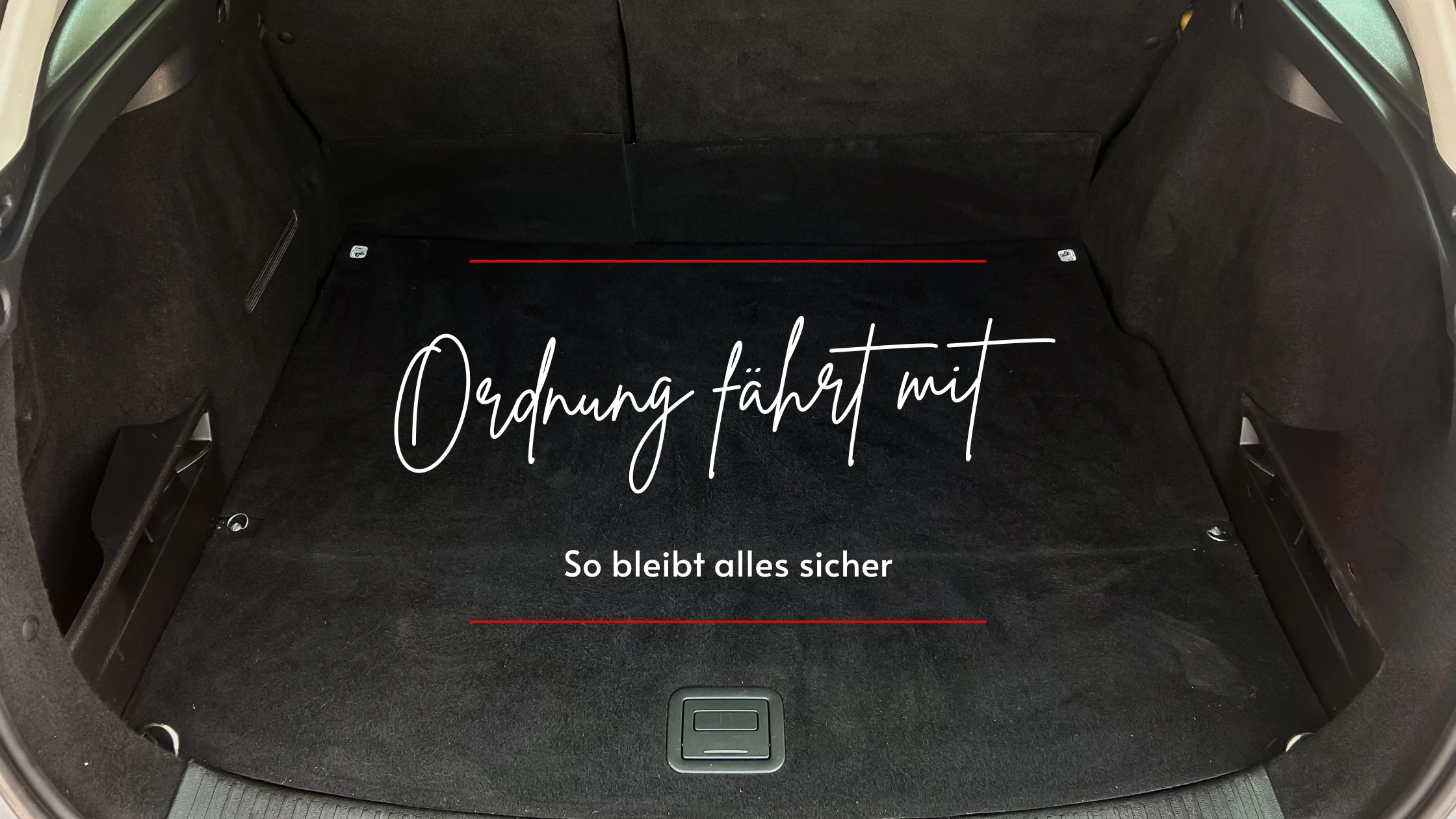 Kofferraum Beladung Blog Banner