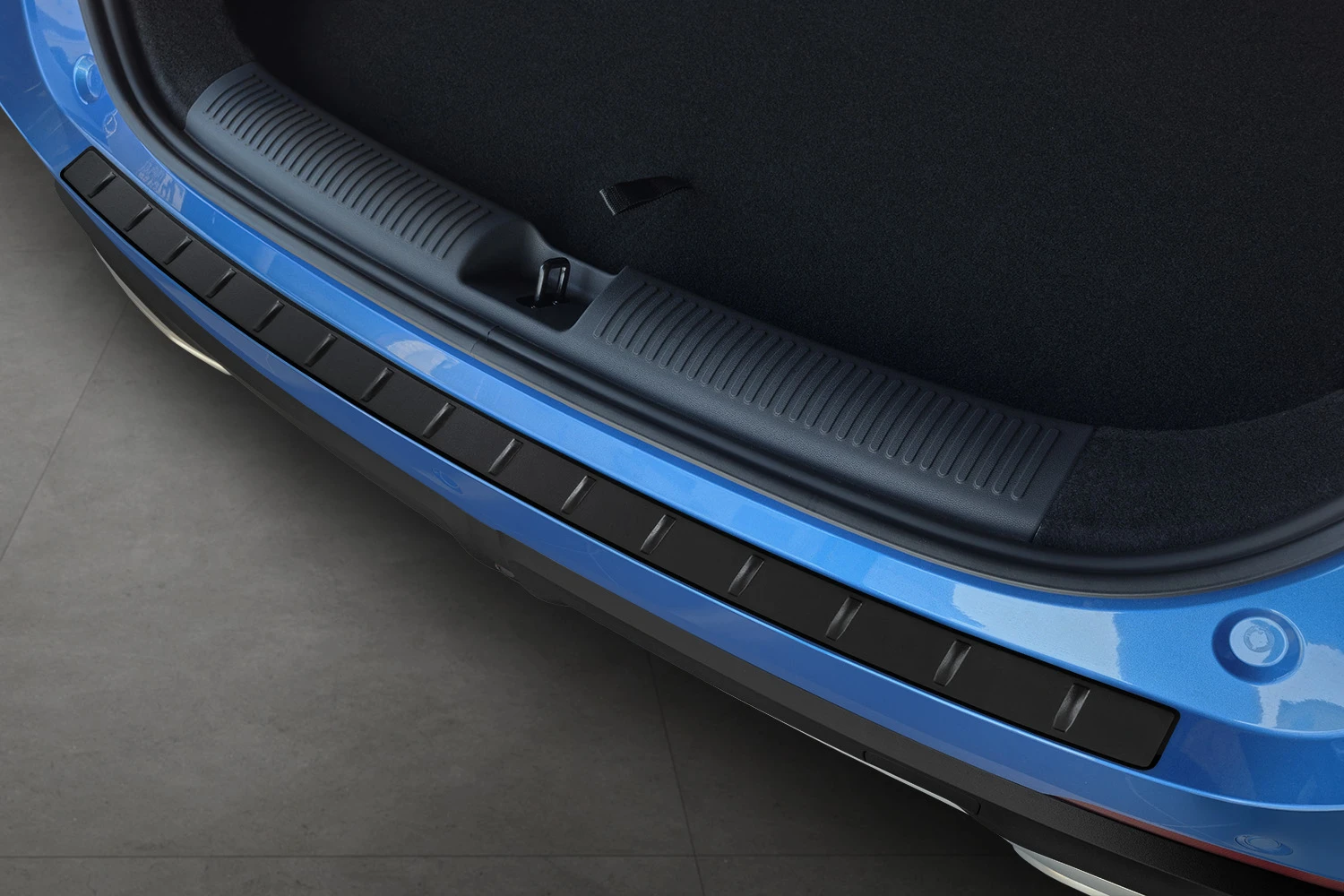 Ladekantenschutz, Edelstahl Mattschwarz