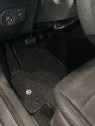 Textilmattensatz, Velours, 4-teilig