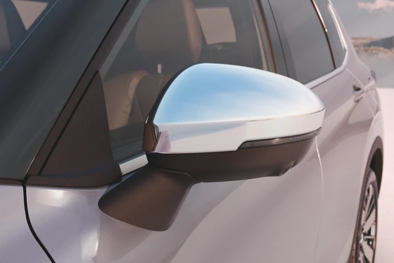 Seitenspiegelkappen, Chrom